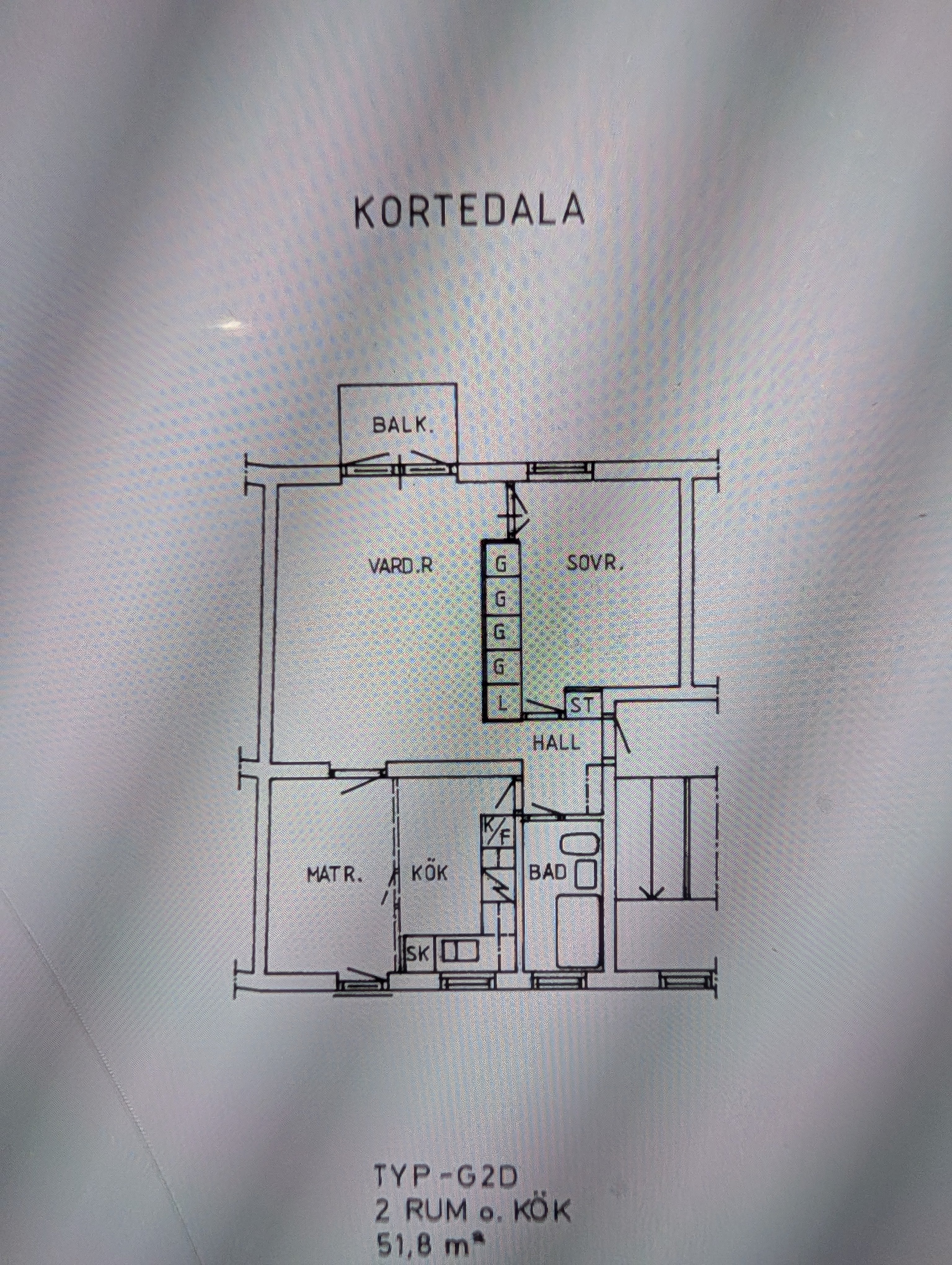 Lägenhet, 2 rum, 52 kvm, Göteborg
