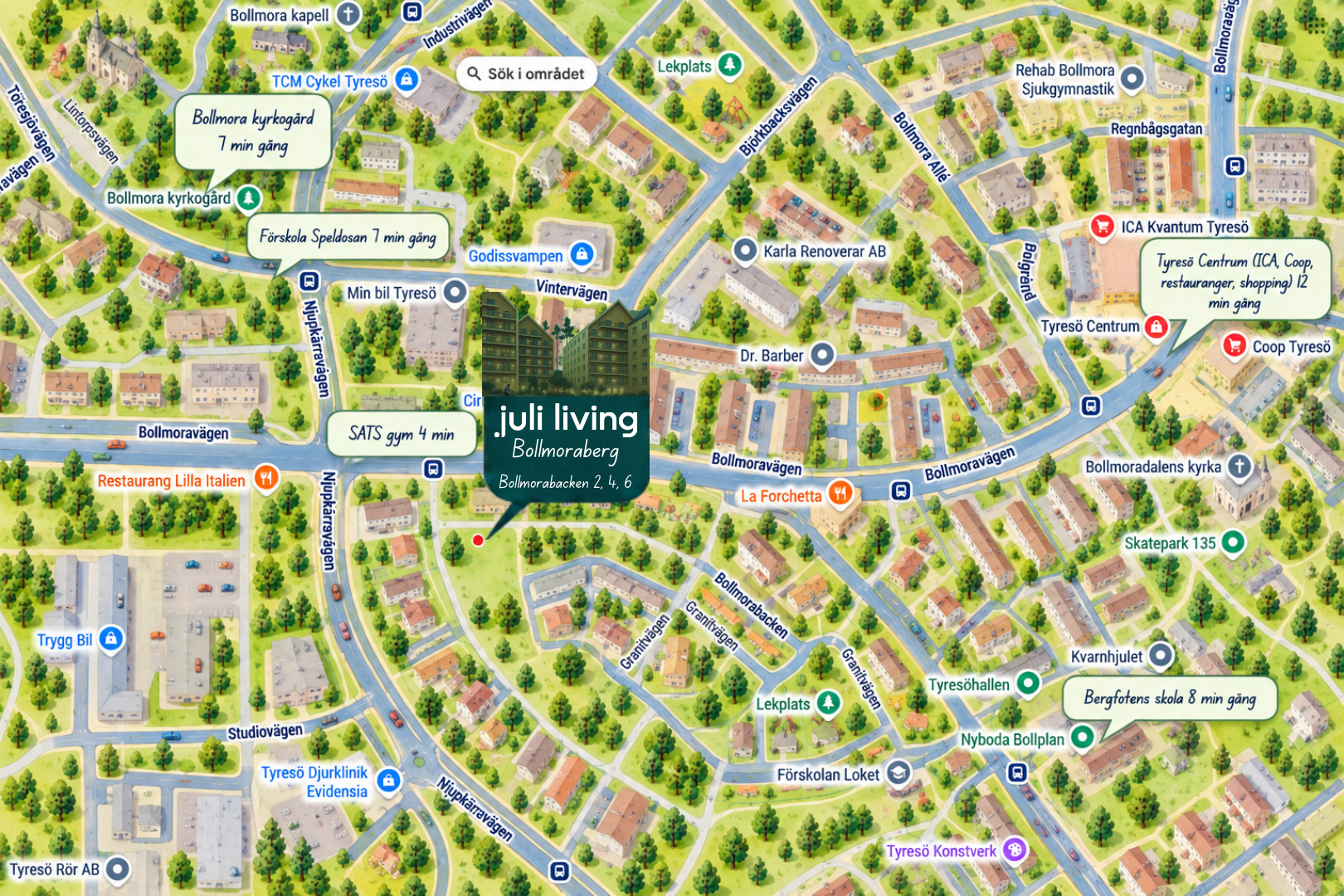 1 rok · 32 m² i Tyresö – bild 14