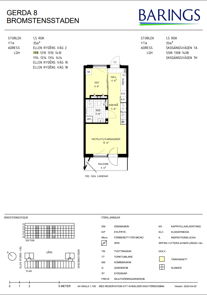 1 rok · 35 m² i Spånga – bild 6