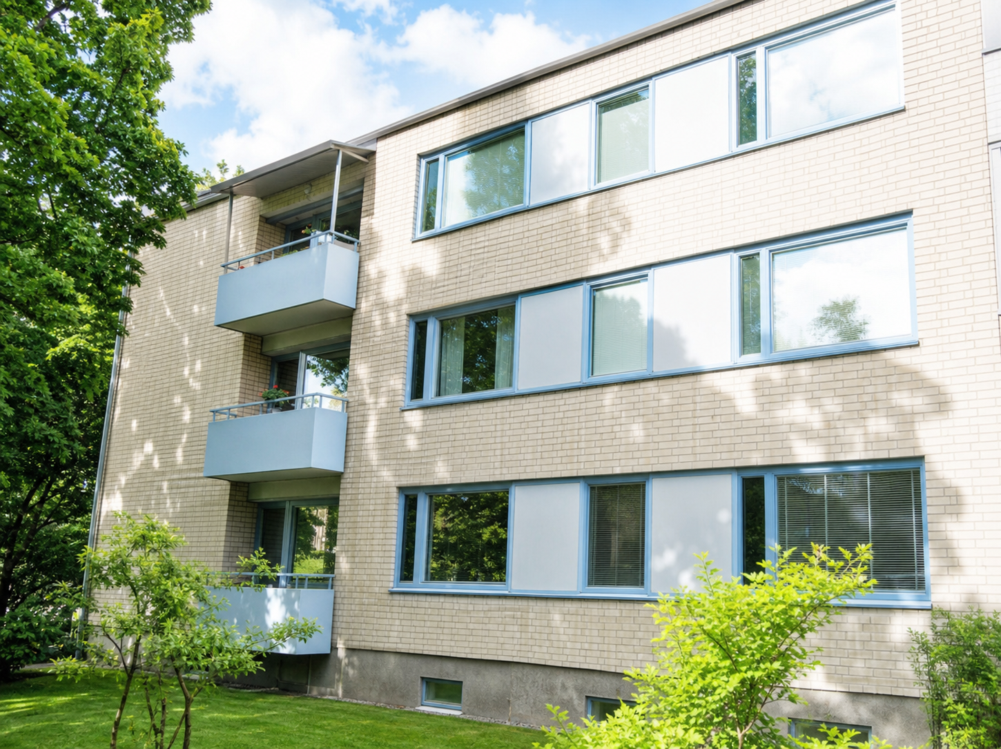 Ylimmän kerroksen tehokolmio Ervikadulla 2