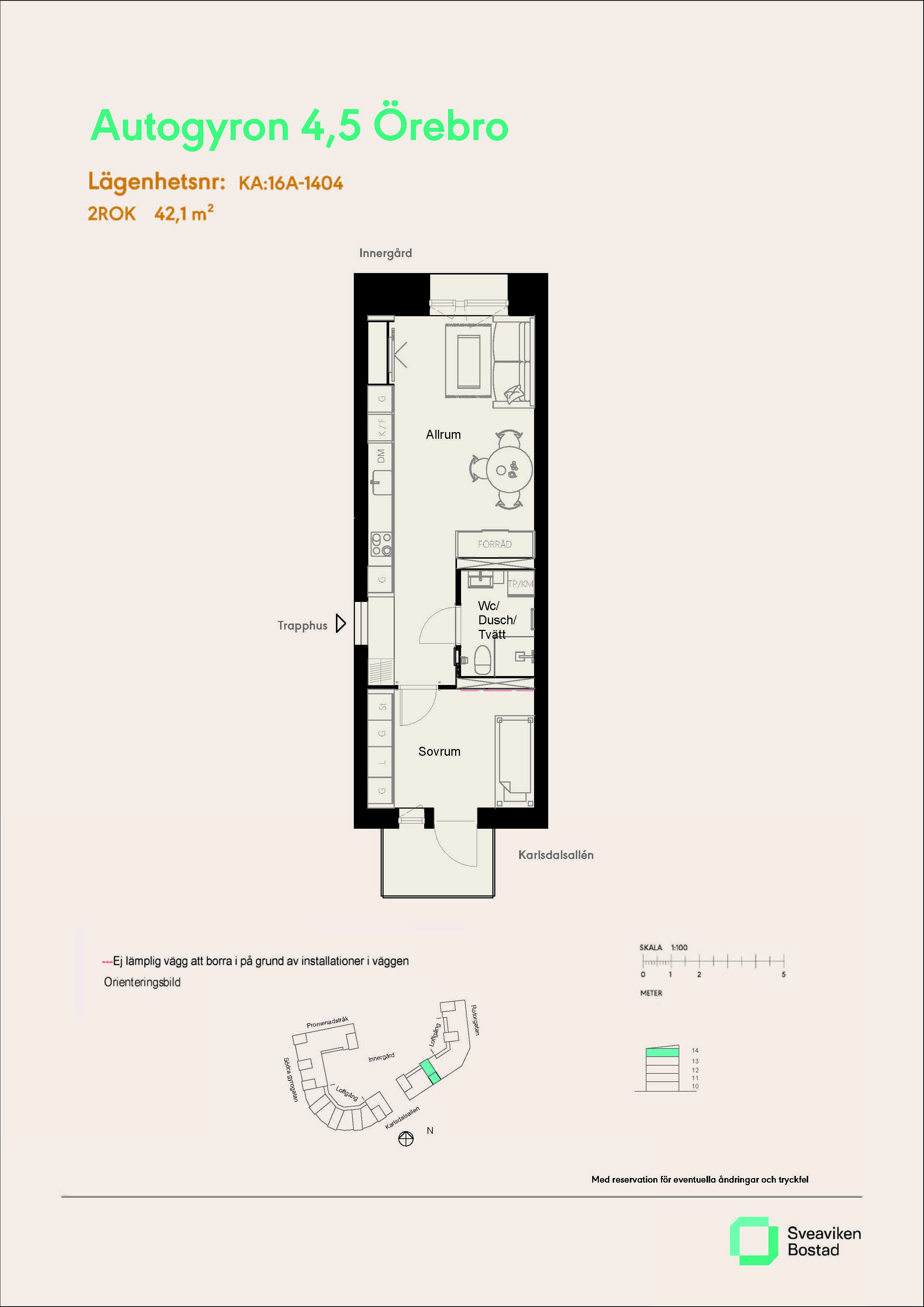 Karlsdalsallén A 16, Örebro — photo 5