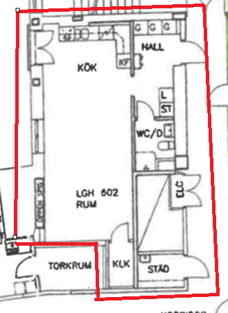 1 rok · 45 m² i Göteborg – bild 2