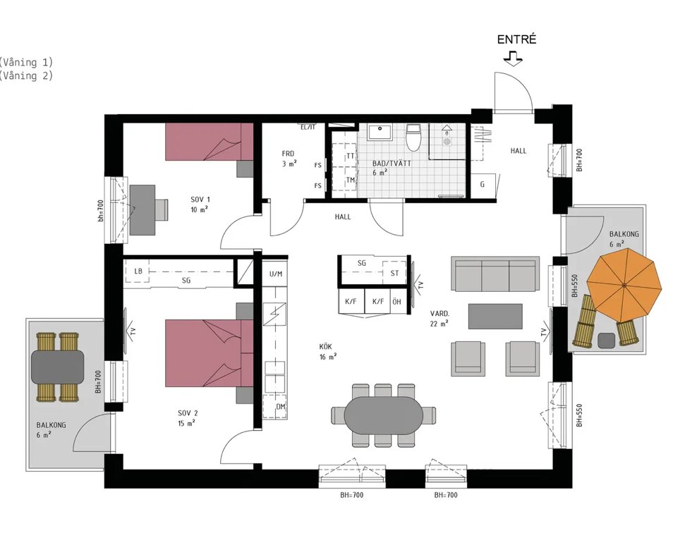 Lägenhet, 1 rooms, 10 sqm, Spånga
