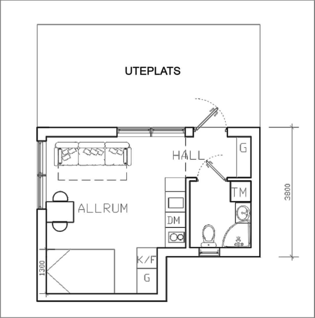 Villa/Hus, 1 rooms, 30 sqm, Sollentuna