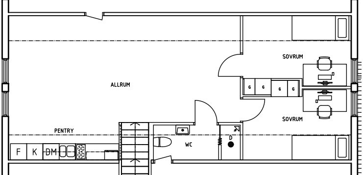 Lägenhet, 3 rooms, 70 sqm, Öjebyn