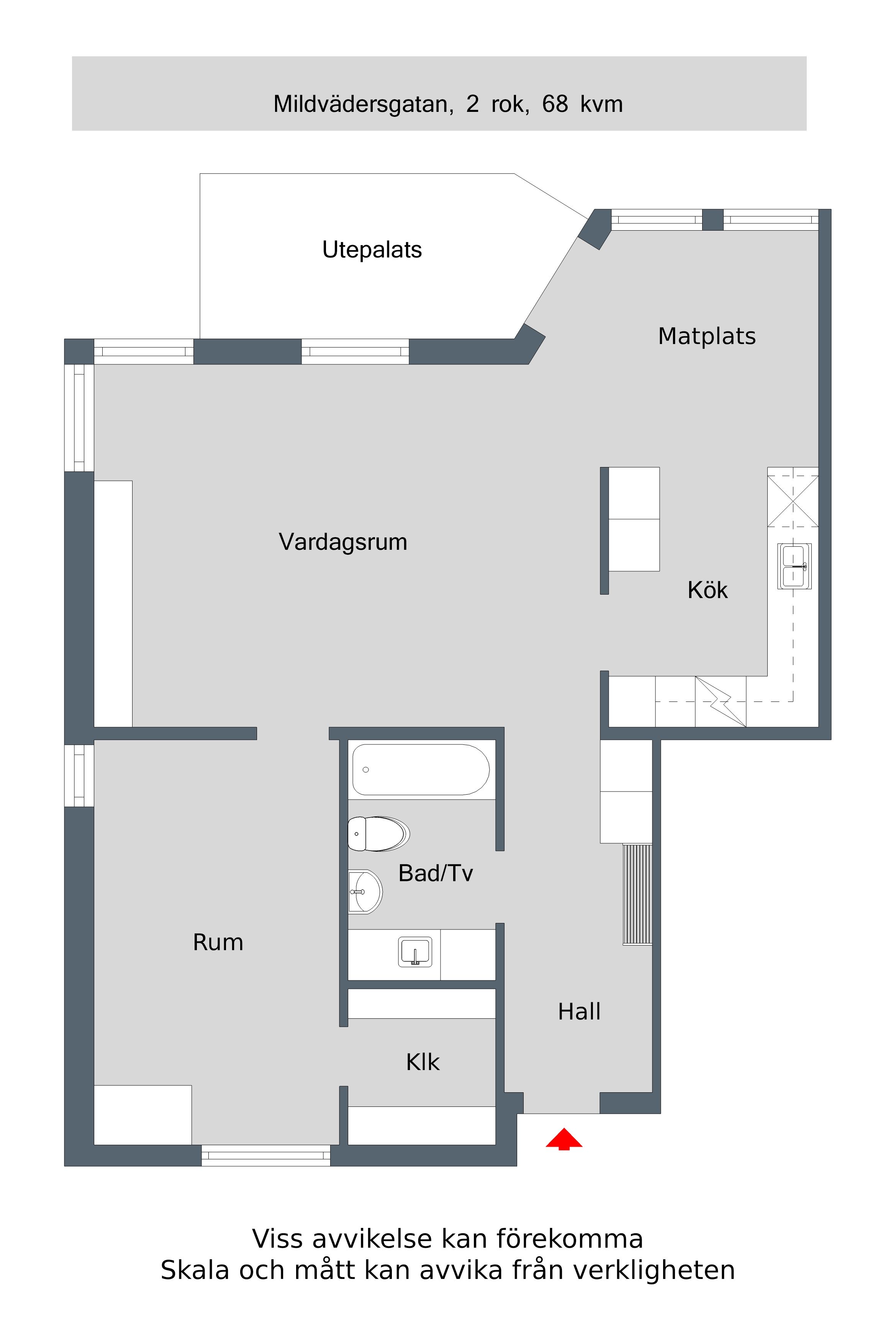 2 rok · 68 m² i Tranås – bild 18