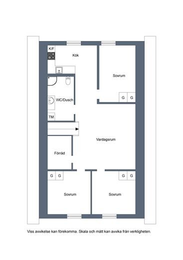 Lägenhet – Öregrund, Slipen - Fler