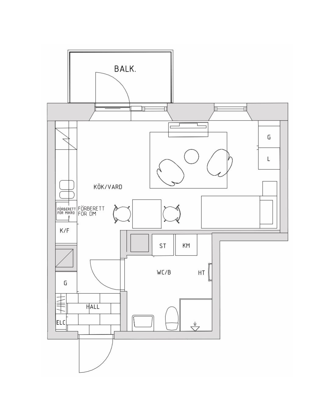 Lägenhet, 1 rooms, 33 sqm, Tyresö