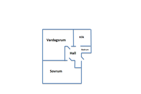 Lägenhet, 2 rooms, 50 sqm, Katrineholm