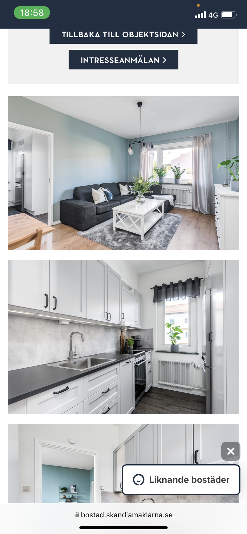 Lägenhet, 2 rum, 41 kvm, Linköping