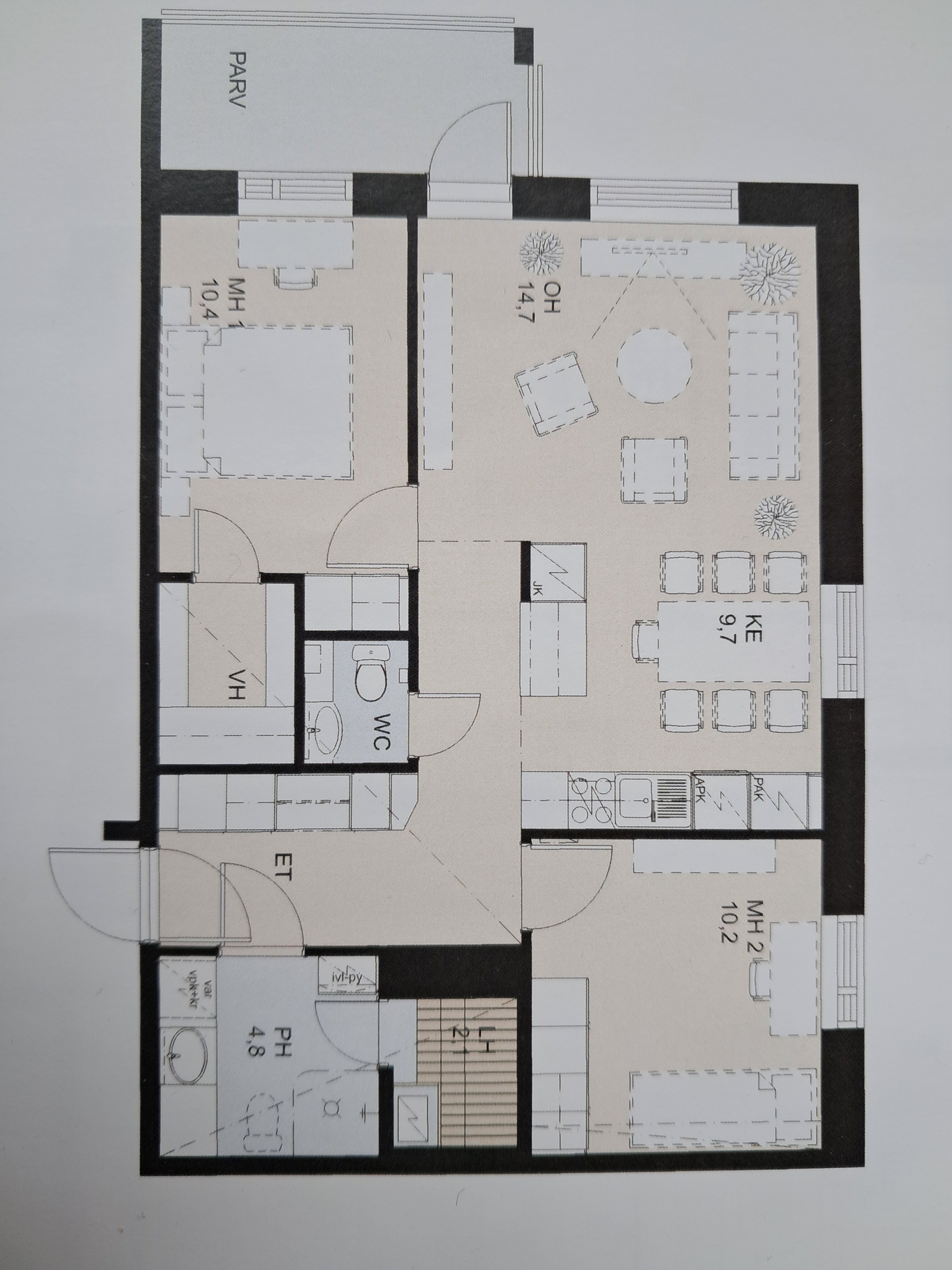 apartment at Tukkipojantie, Rovaniemi 1