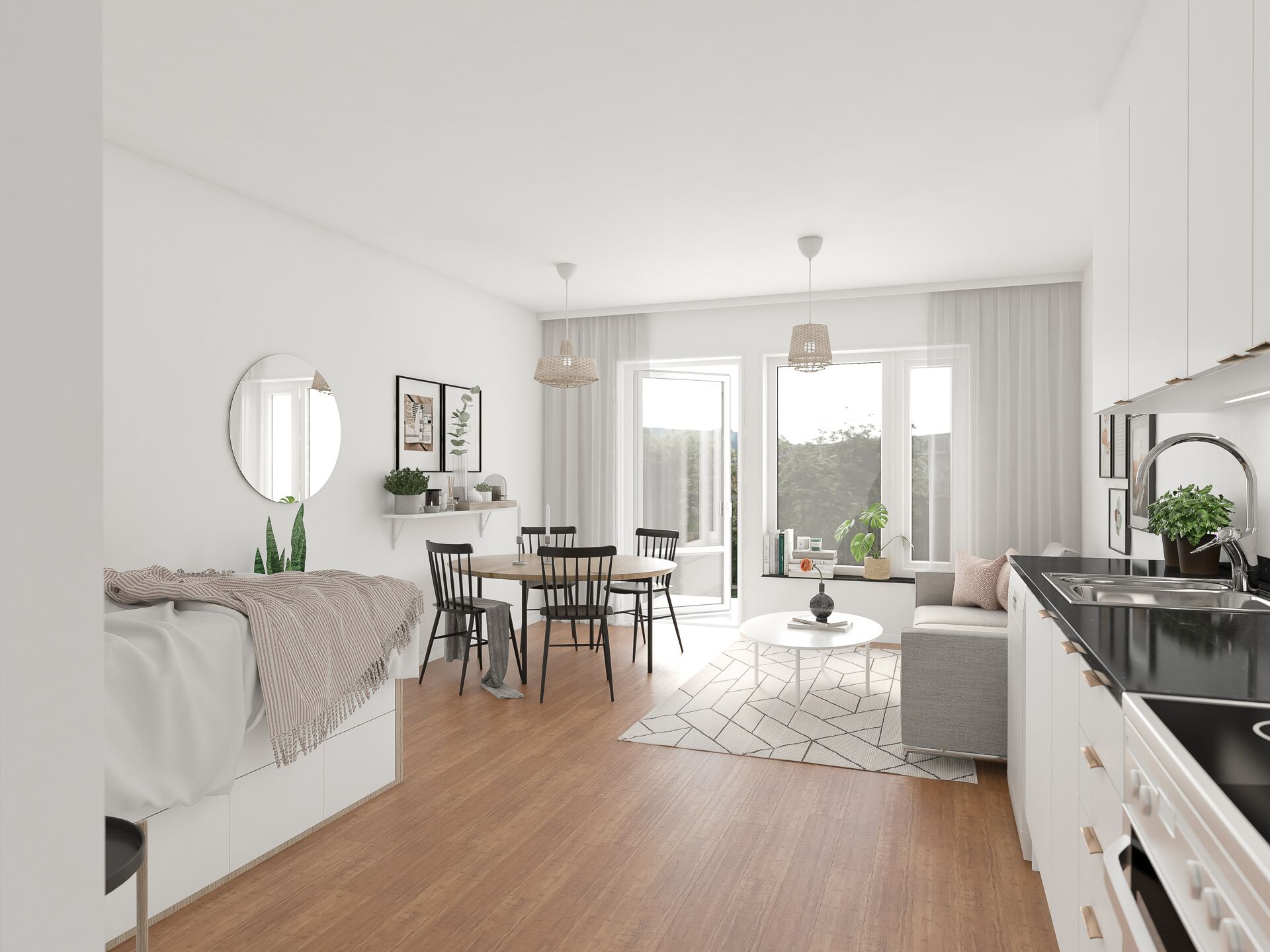 Lägenhet, 1 rooms, 33 sqm, Timrå