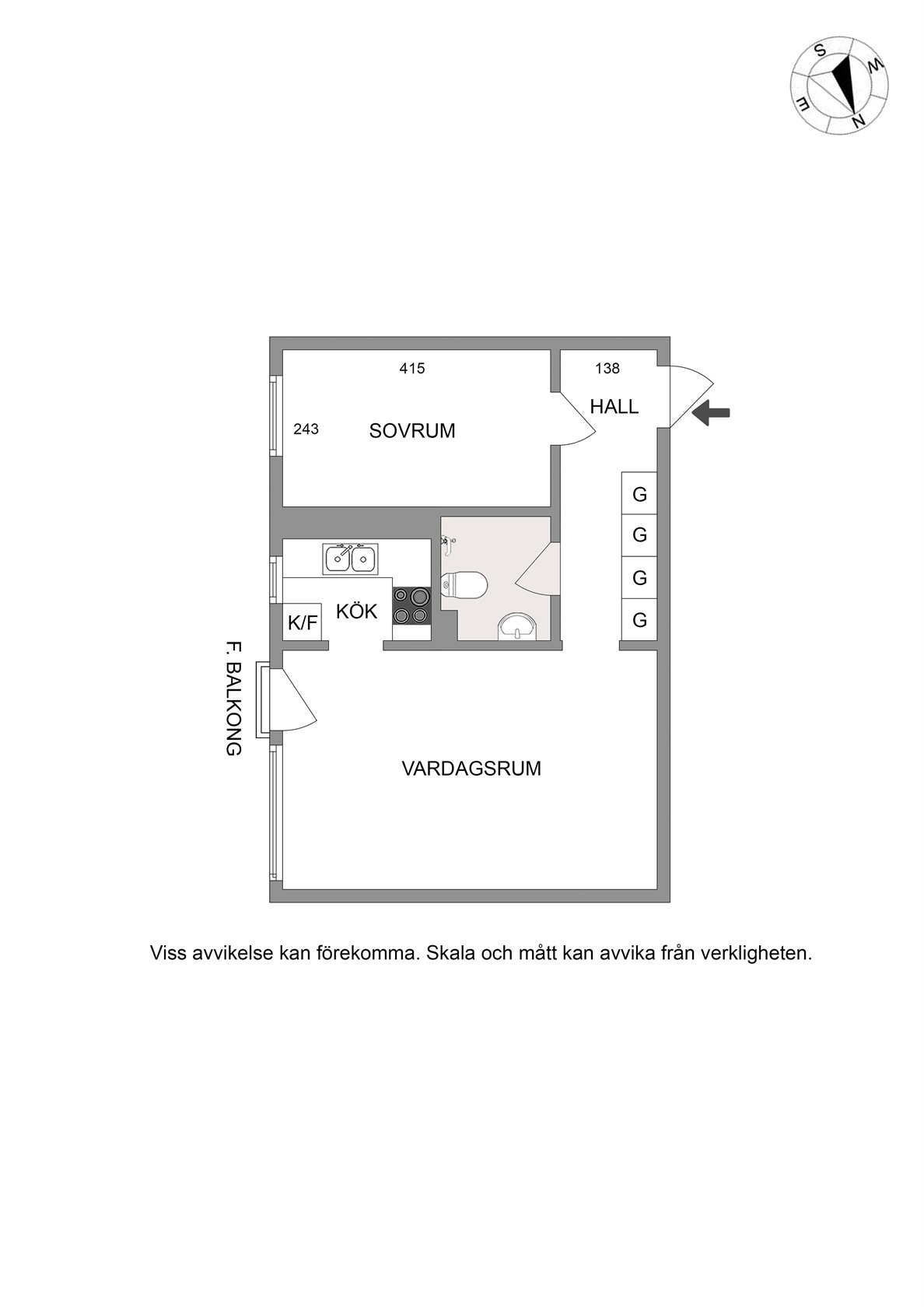 2 rok · 47 m² i Bandhagen – bild 4