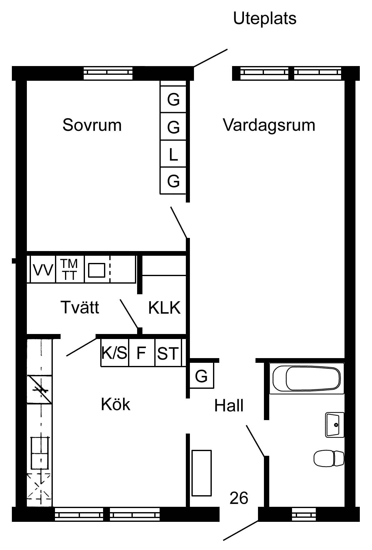 Badhusgatan i Jörn