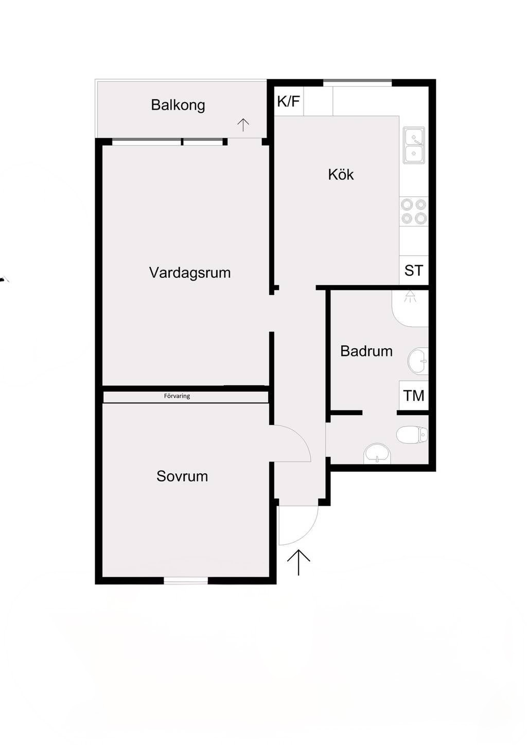 2 rok · 61 m² i Östersund – bild 11
