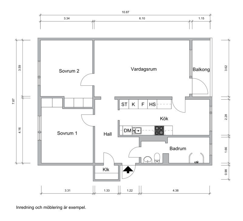 3 rok · 80 m² i Skövde – bild 7
