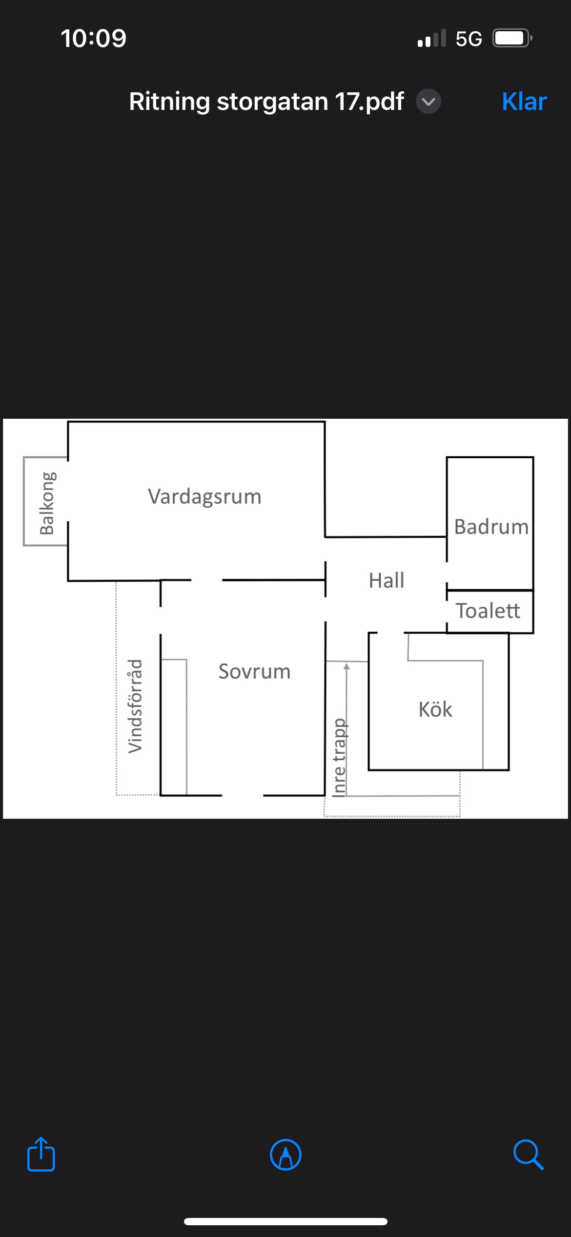 Lägenhet, 2 rooms, 76 sqm, Robertsfors