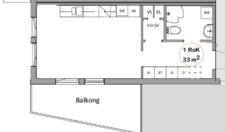 1 rok · 33 m² i Knivsta  – bild 12