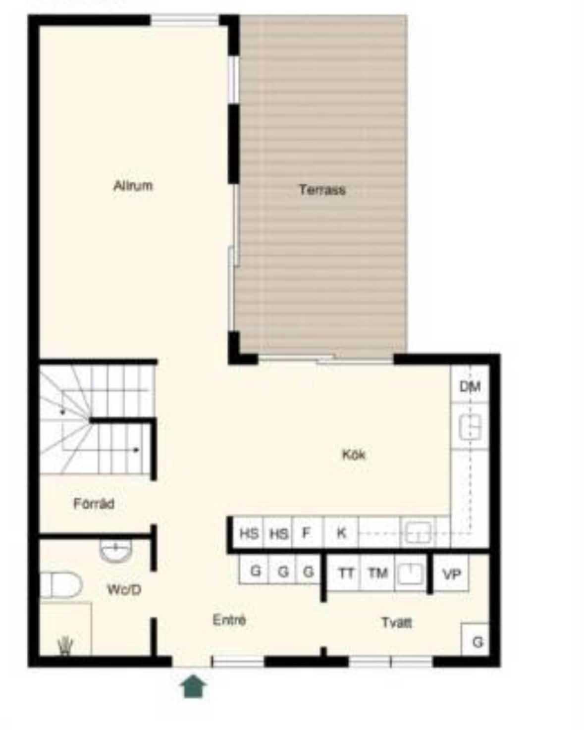 Duplex, 5 rooms, 128 sqm, Kårsta