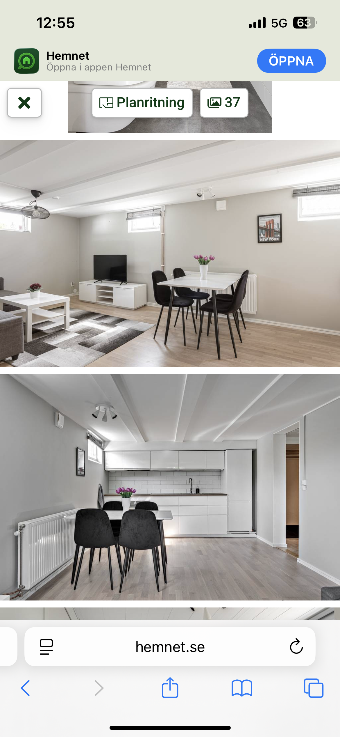 Lägenhet, 2 rooms, 45 sqm, Rönninge