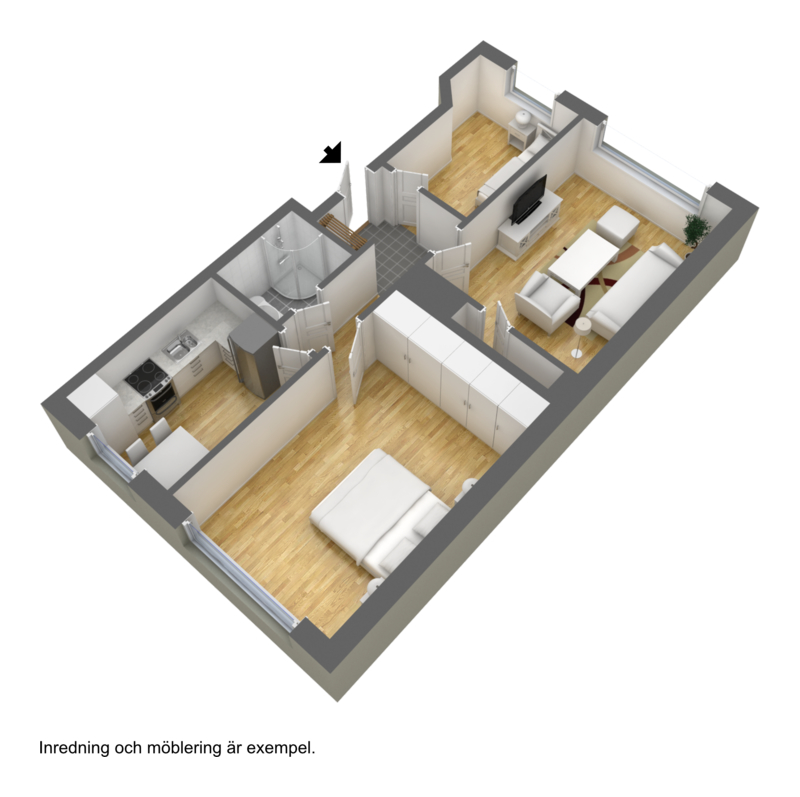 3 rok · 67 m² i Helsingborg – bild 6
