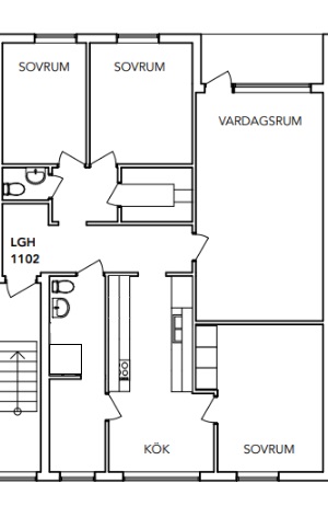 4 rok · 98 m² i Nyköping – bild 3