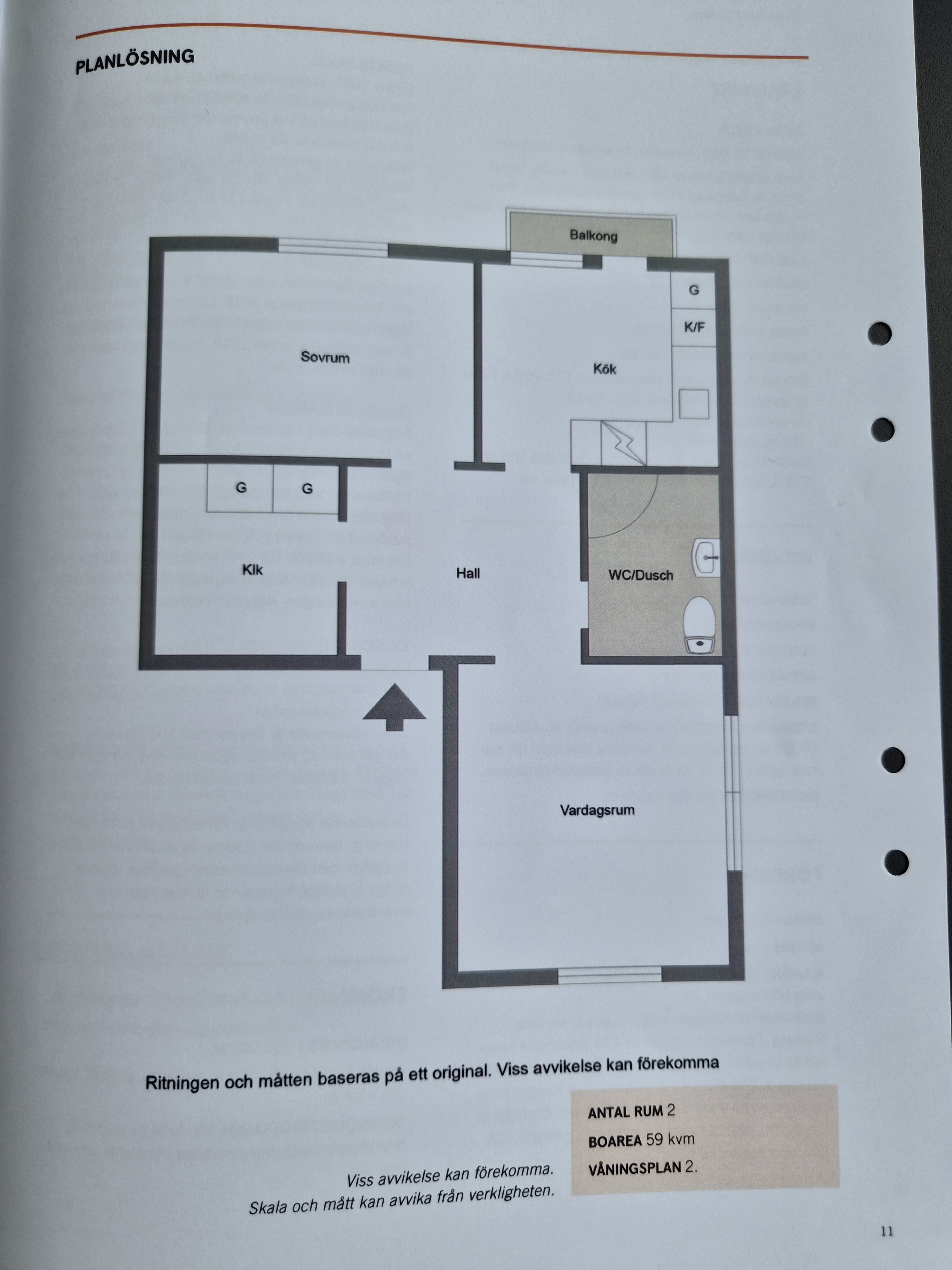 2 rok · 59 m² i Umeå – bild 9