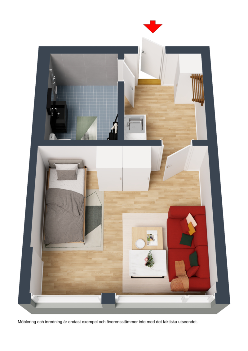 1 rok · 22 m² i Västerås – bild 4
