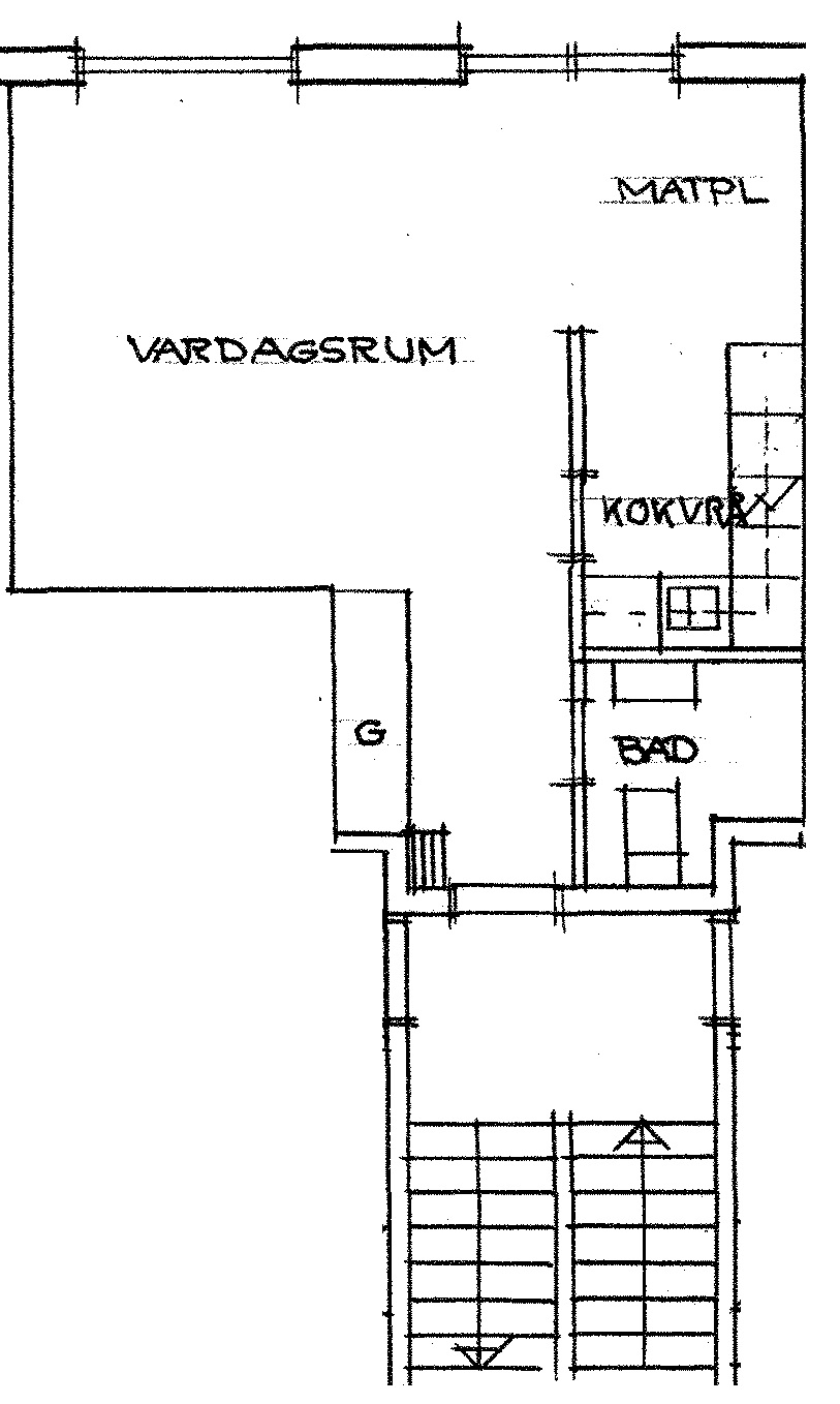 Lägenhet, 1 rooms, 36 sqm, Perstorp