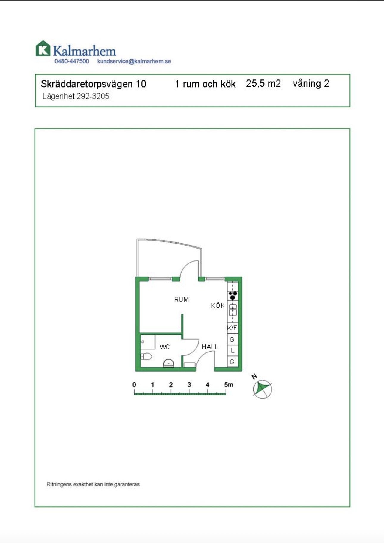 1 rok · 25 m² i Kalmar – bild 9
