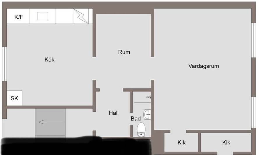 Lägenhet – Eskilstuna, Skogsängen, Söder - Bild 2