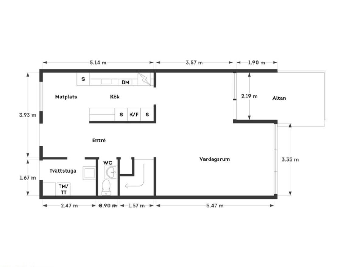 Radhus, 5 rooms, 112 sqm, Hisings Kärra