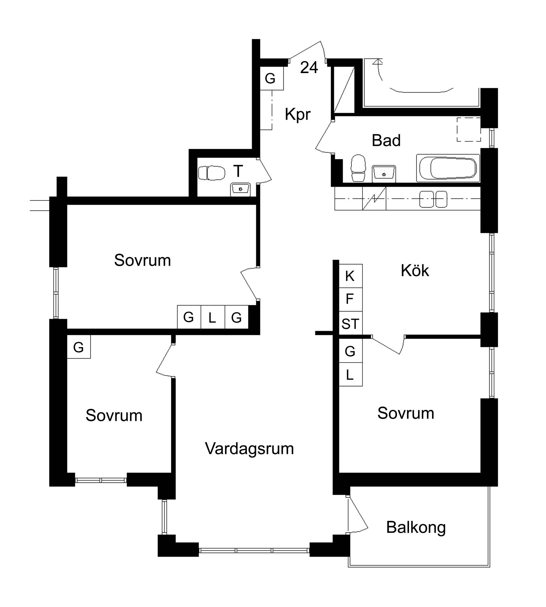 4 rok · 94 m² i Skellefteå – bild 11