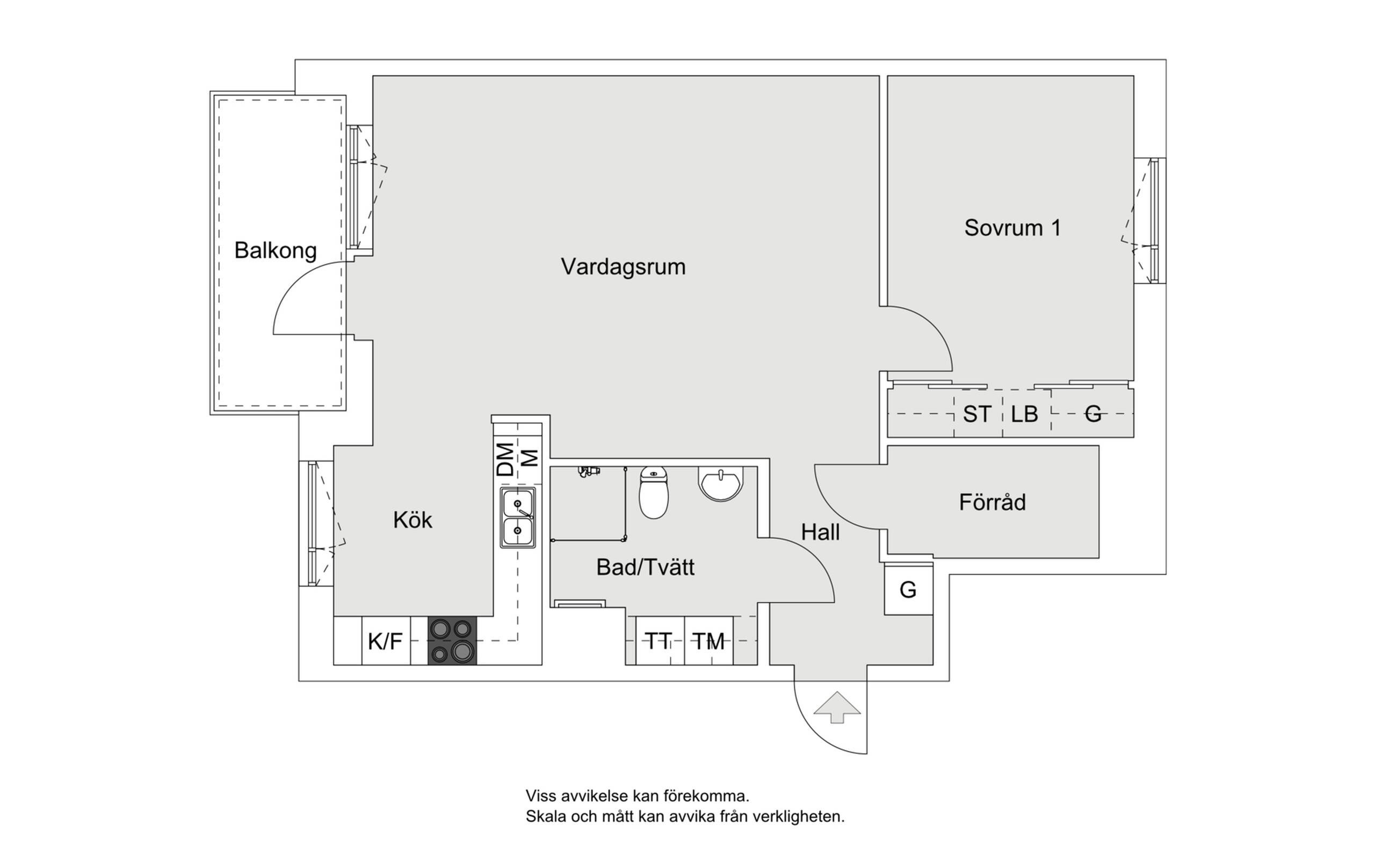 Lägenhet, 2 rooms, 63 sqm, Nacka