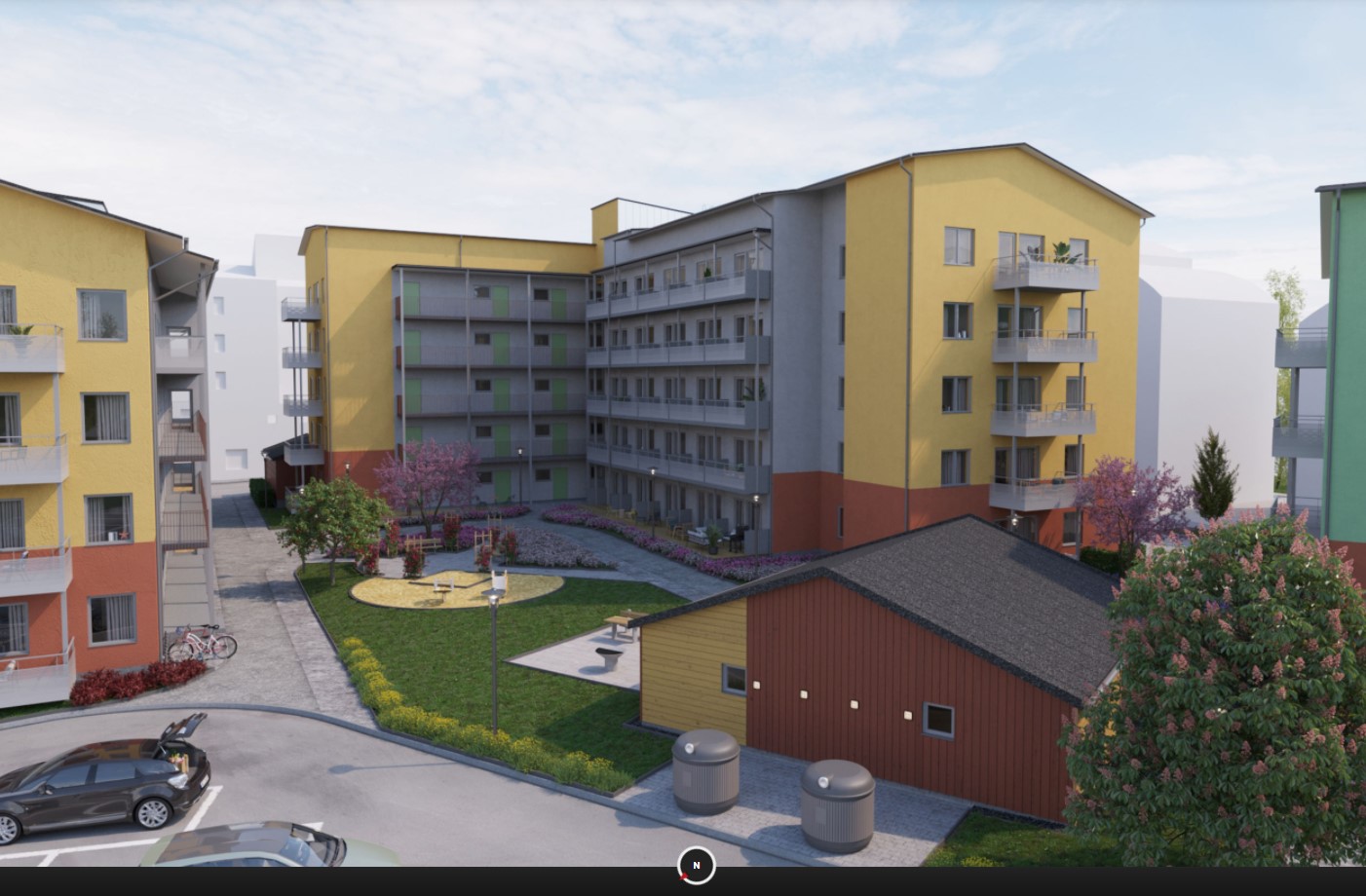 Lägenhet, 2 rooms, 40 sqm, Nyköping