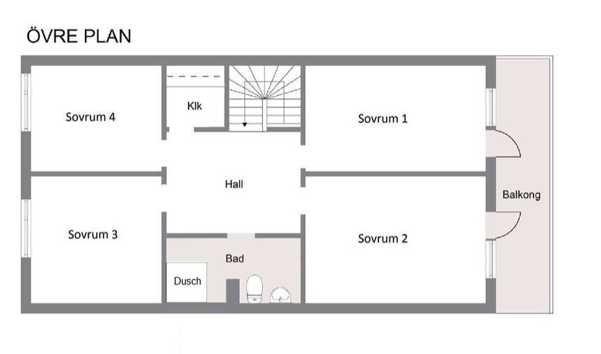 Lägenhet, 5 rooms, 127 sqm, Skälby