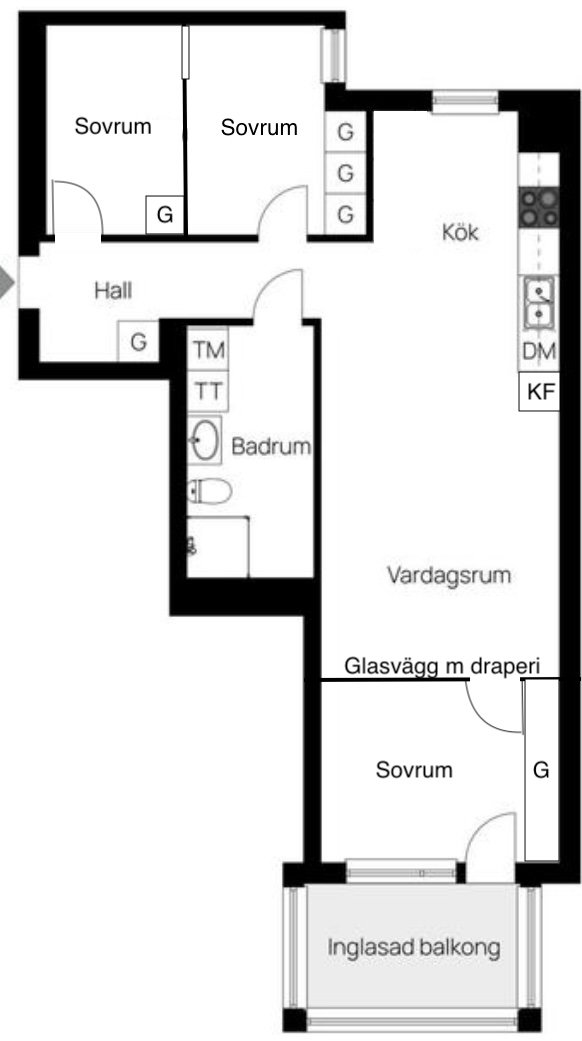 Lägenhet – Stockholm, Annedal, Mariehäll - Fler