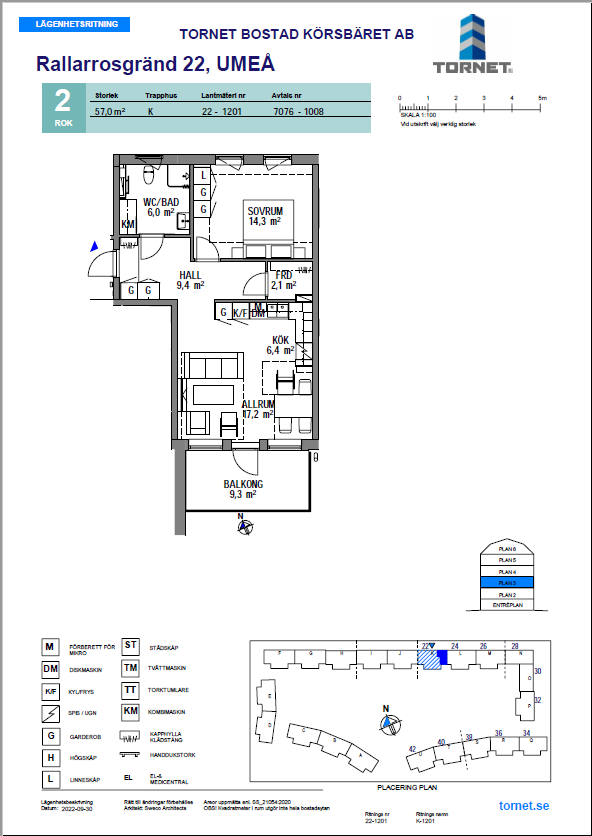 2 rok · 57 m² i Umeå – bild 11