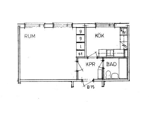 1 rok · 36 m² i Karlstad – bild 2