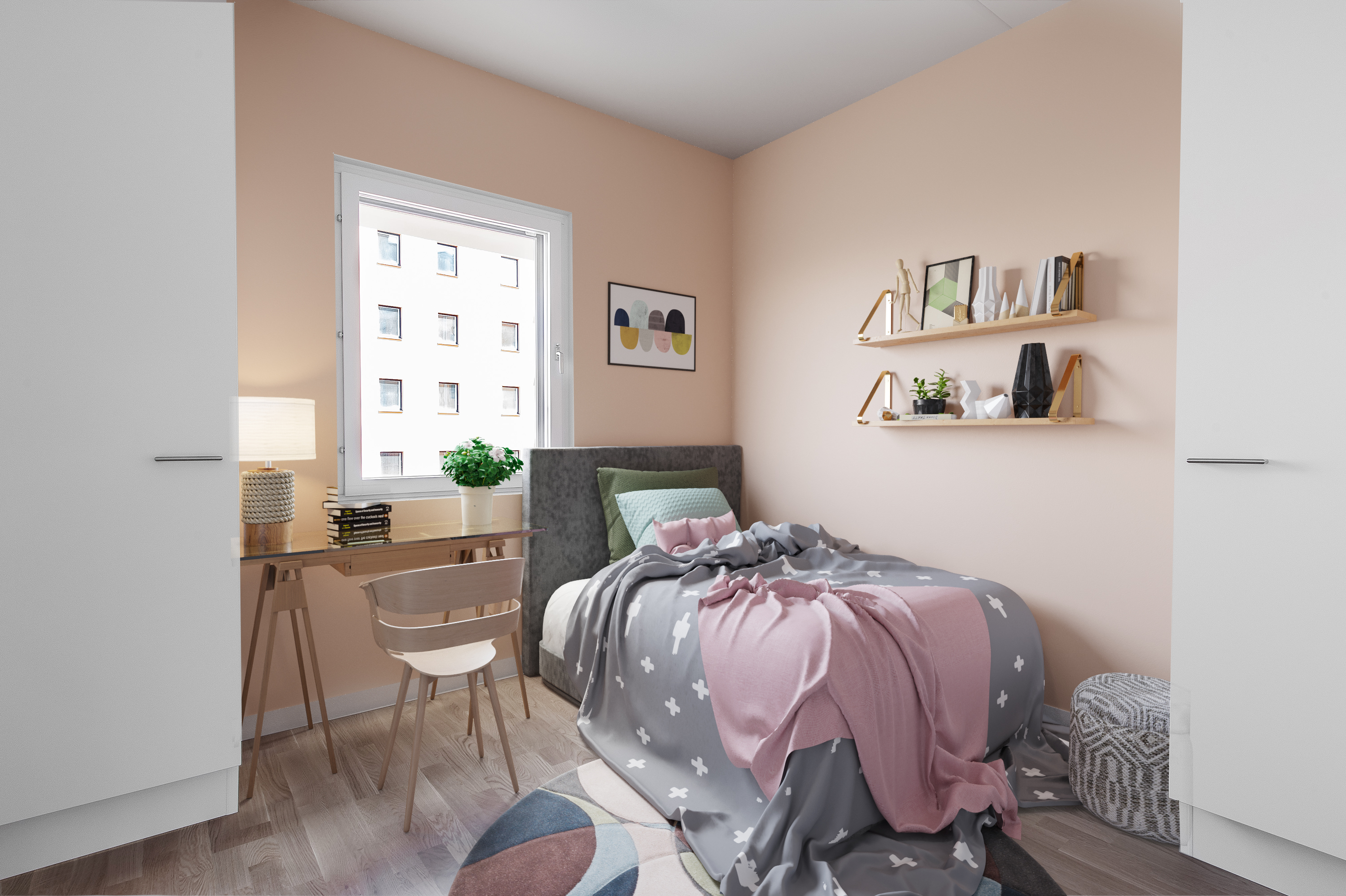 Lägenhet, 3 rooms, 43 sqm, Huddinge