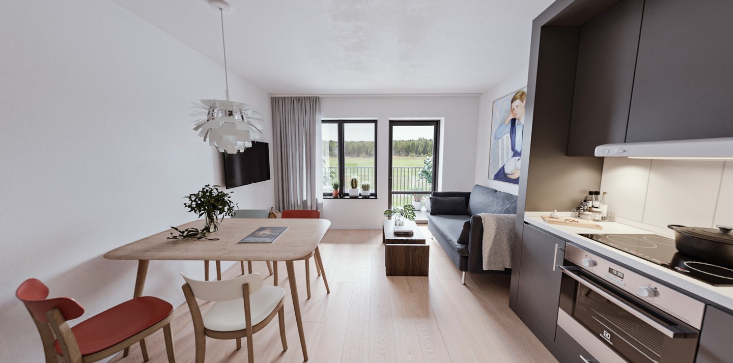 Lägenhet, 1 rum, 31 kvm, Kalmar