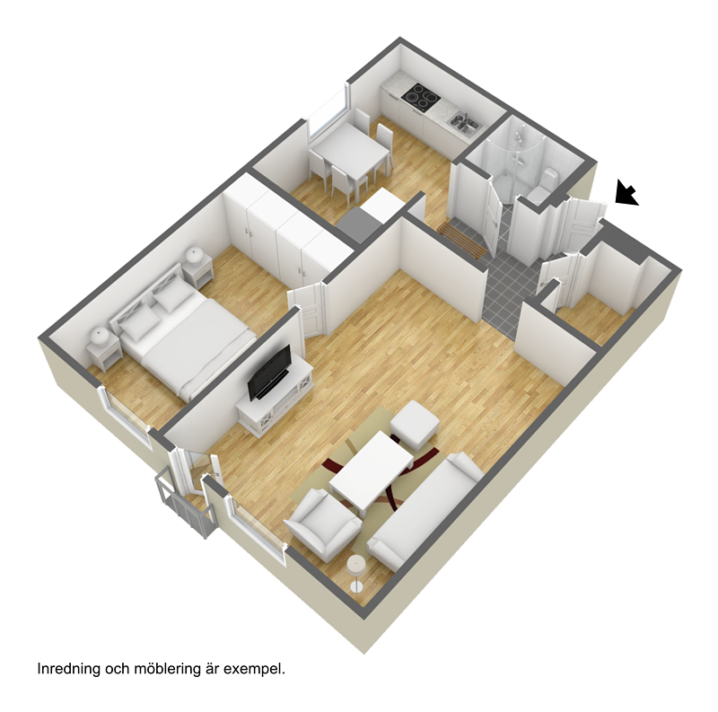 2 rok · 60 m² i Borås – bild 2