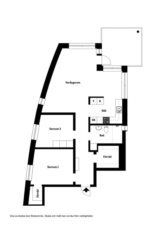 Armevägen, Luleå Apartment Qasa