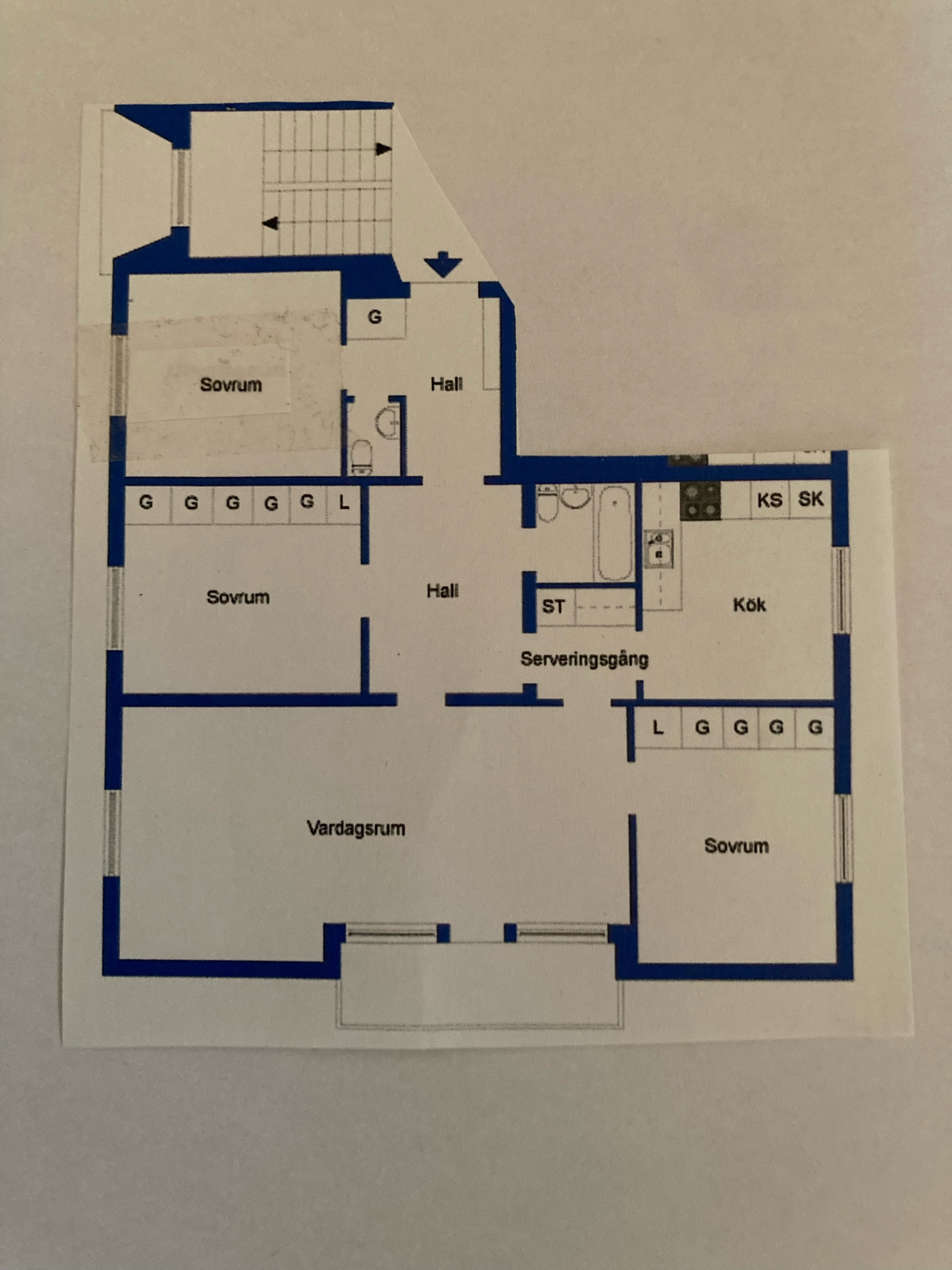 Lägenhet, 4 rooms, 103 sqm, Örnsköldsvik