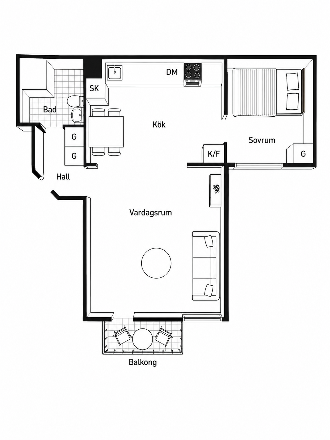 2 rum och kök, Linnéstaden, 17 500 kr/mån, bild 2