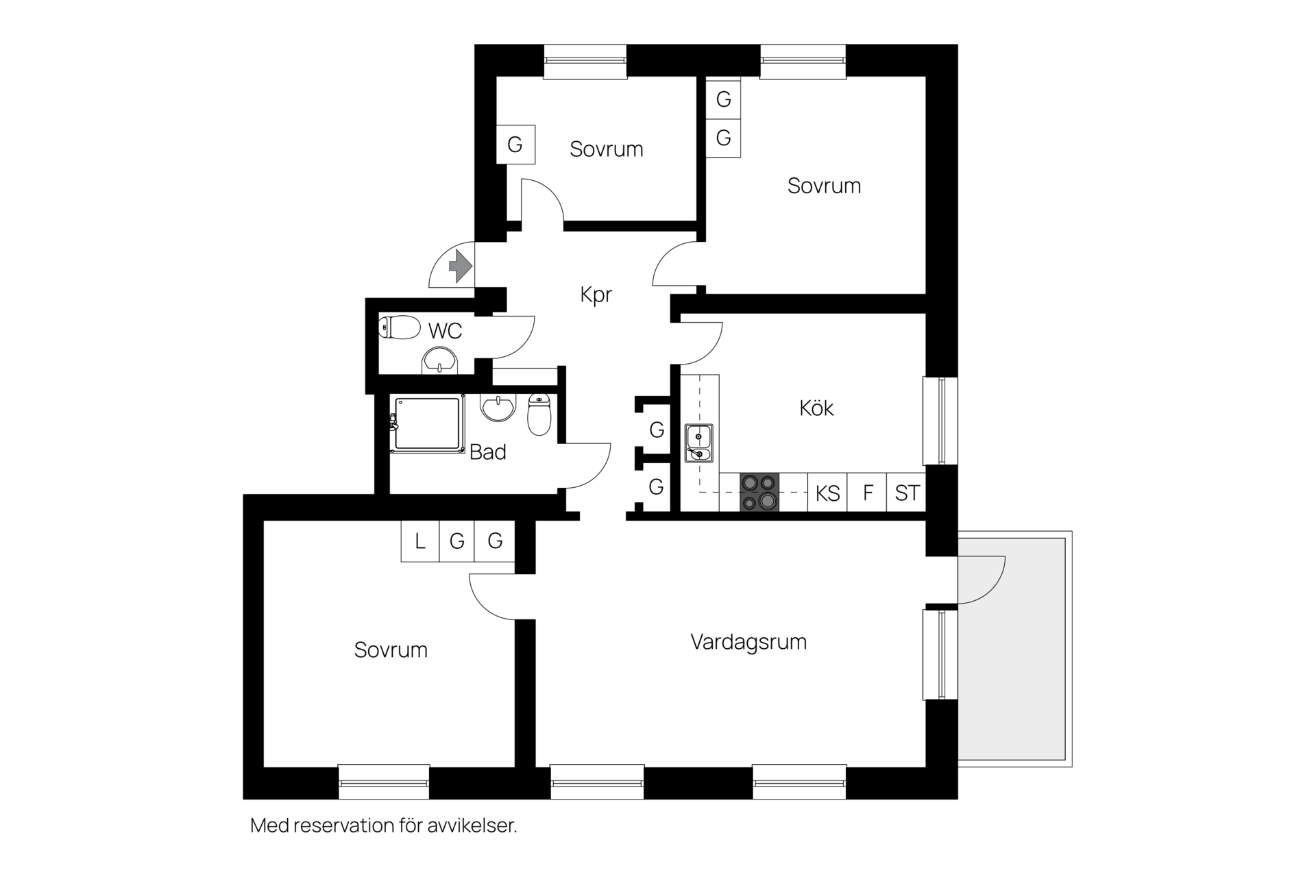 4 rok · 95 m² i Norrköping – bild 8