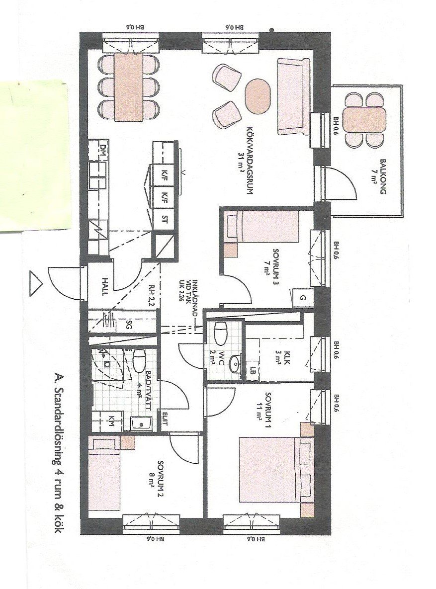 Lägenhet, 4 rum, 81 kvm, Malmö