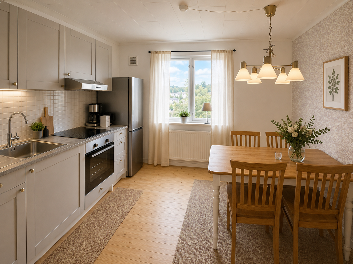 Lägenhet, 3 rooms, 70 sqm, Virserum