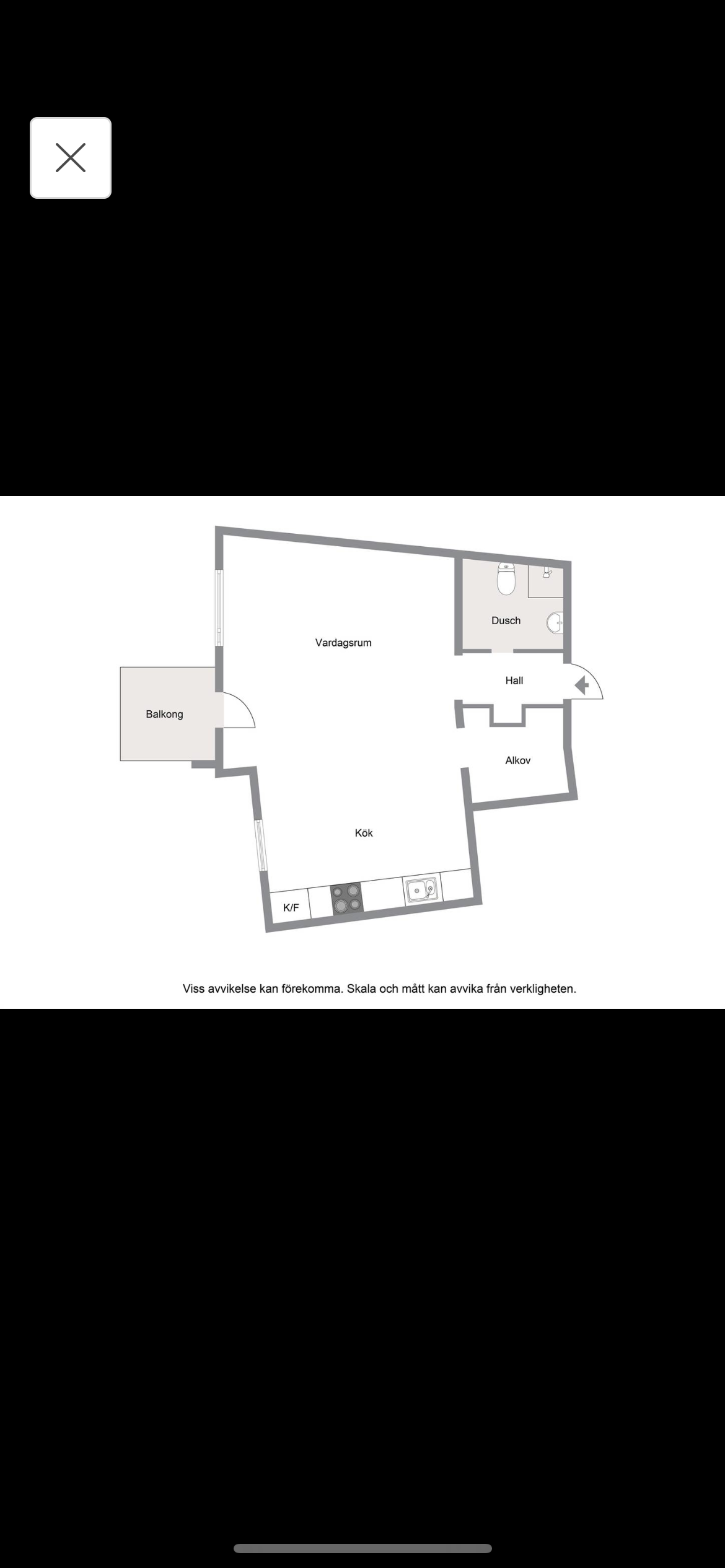 Lägenhet, 2 rooms, 40 sqm, Järfälla