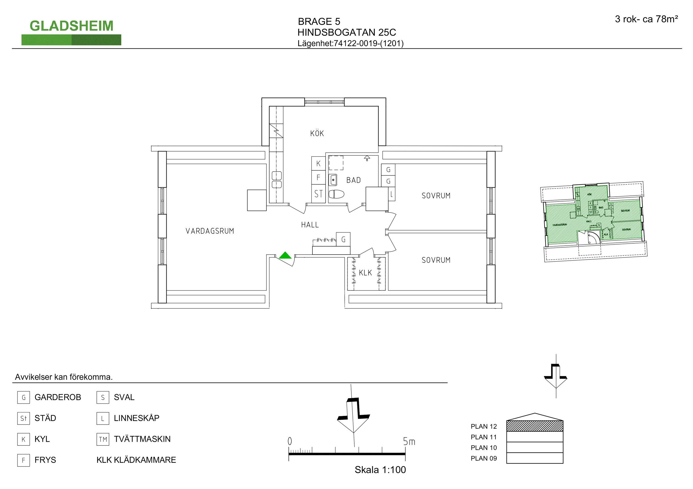 3 rok · 78 m² i Skara – bild 7
